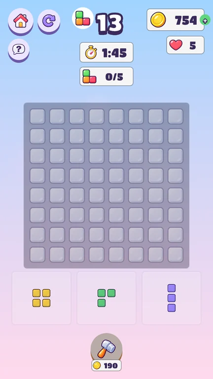 Game screen: Block Puzzle