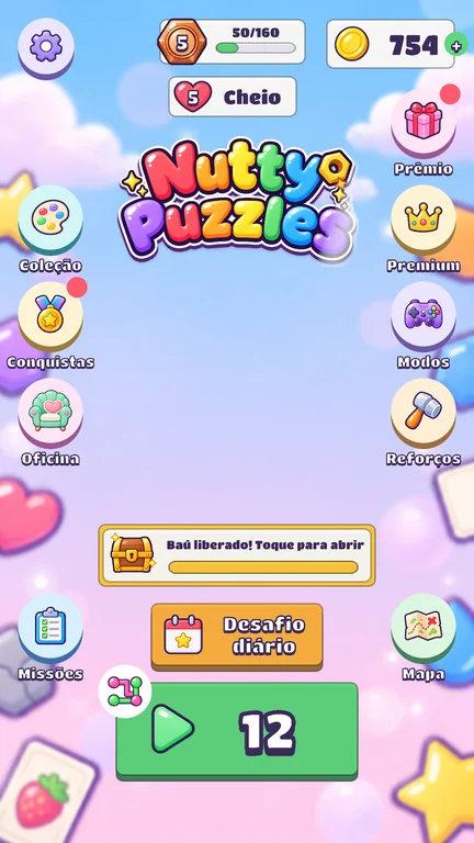 Tela do jogo: Tela inicial
