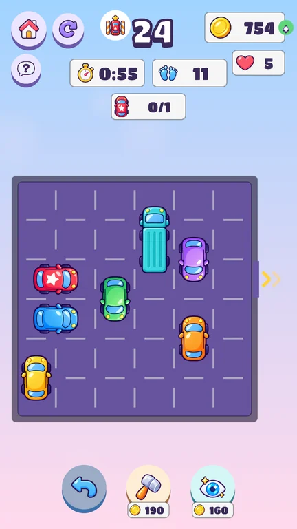 Oyun ekranı: Yolu aç